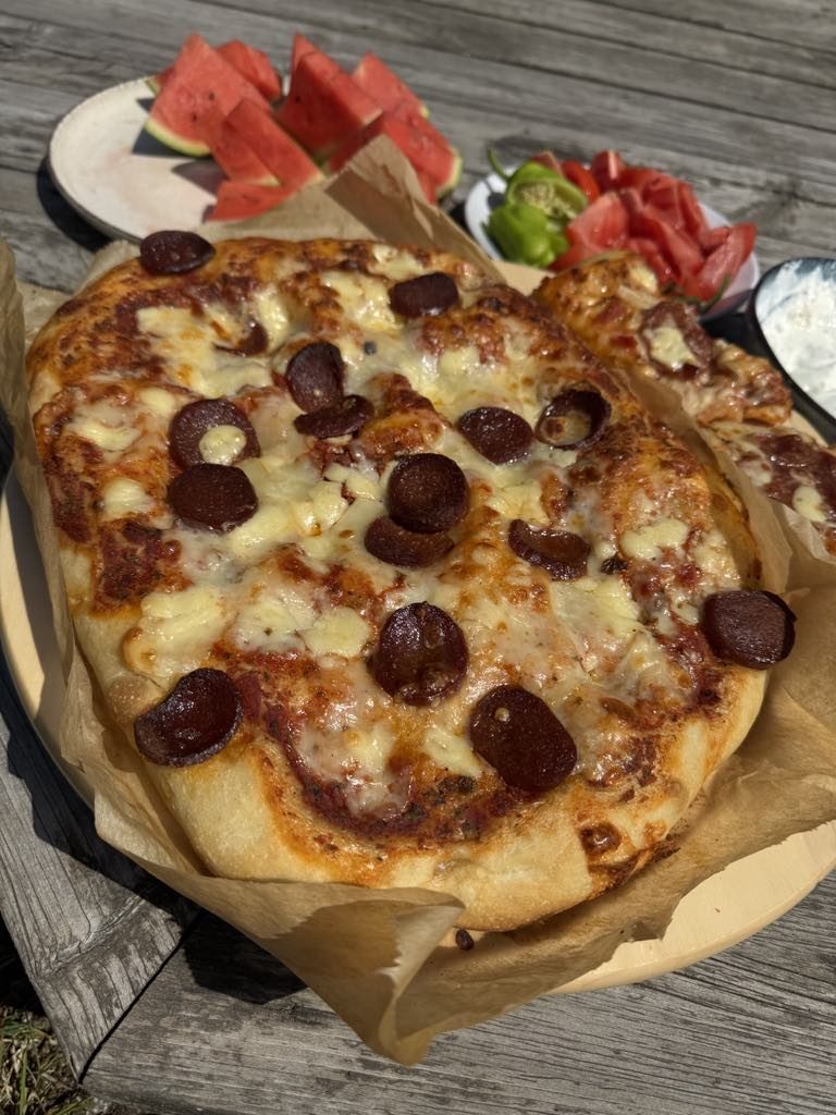 Snabba pannpizzor direkt i ugnsformen